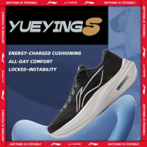 Li-Ning Uomo YUEYING 5 Scarpe da corsa con cuscino TEMPO BOUNSE Fodera riflettente traspirante Scarpe da ginnastica indossabili ARHV015