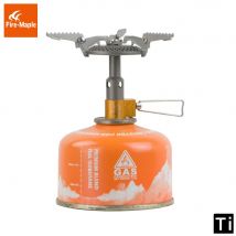 Fire Maple FMS-116T Outdoor Mini Campingkocher Gasbrenner für Rucksackreisen 48 g 2300 W tragbarer leichter Titan-Gasherd