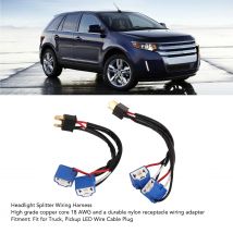 Scheinwerfer umwandlung kabel Draht Nylon buchse h4 9003 Kabelbaum hitze beständiges Kupfer von Stecker zu Buchse für LKW