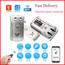 Wafu 019 Fernbedienung Türschloss Drahtlose Tuya Wifi Smart Lock Bluetooth Elektronische Keyless Unsichtbare Sperre Telefon Steuerung Schlösser