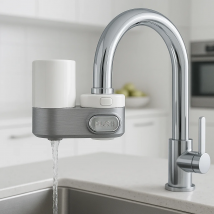 Rubinetto per la purificazione dell'acqua a cinque livelli, filtrazione fine da 0,2 micron, commutazione one-touch tra acqua purificata e acqua del rubinetto