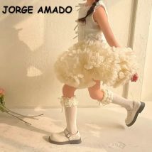 2025 neue Sommer Baby Mädchen Bogen Spitze Knie-länge Socken Einfarbig kinder Baby Prinzessin Süße Nette Strümpfe H6707
