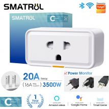 Tuya Drahtlose WIFI Smart Plug 16A US/VN Buchse Mit Timing Power Monitor APP Fernbedienung Arbeit Mit SmartLife Alexa googleHome