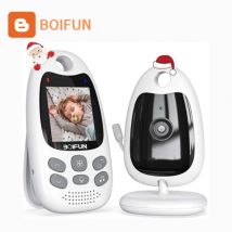 BOIFUN Baby Monitor con fotocamera Funzione Vox portatile Sensore di temperatura Video 2,4 GHz Standby intelligente Voce bidirezionale 720p