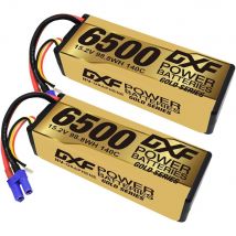 DXF 4S Lipo Batteria 15.2V 140C 6500mAh EC5 Spina rigida LCG Per 1/8 Buggy Grafene Truggy Offroad Auto Barca Camion DA CORSA