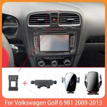 Supporto per telefono per auto per Volkswagen Golf 6 2009-2013 Supporto mobile Speciale staffa fissa Base Supporto di ricarica wireless Accessori