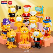 Neue Garfield Mini Blöcke Magie Cartoon Katze Anime Figuren Sammlung Gebäude Spielzeug DIY Ziegel für Kinder Geschenk Spielzeug Geschenk