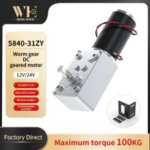 WHCD ZENG Schneckengetriebe DC Gebox Motor 5840-31ZY 12V ~ 24V Hohes Drehmoment 100KG.CM Reversibler Hochleistungs-selbstsichernder Motoren