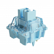 Akko V3 Pro Interruttore blu crema Interruttore tattile a 5 pin 45gf con stelo antipolvere compatibile con tastiera meccanica MX (45 pezzi)