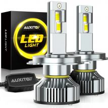 AUXITO Y19 Car LED Bulb H4 H13 High and Low Beam Headlight High Power 100W 9012 HIR2 9005 9006 H8 H11 LED Lights Canbus 30000LM