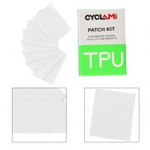 8PCS Bike Inner Tube Tire Patch Patching Tools Repair Kits Road Folding Bicycle TPU Material Powerful Glue-free Ultra-light
