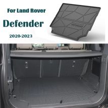 1 Satz Auto Cargo Kofferraum matte für Land Rover Defender 110 2022 2023 2021 2020 Boot Liner Kofferraum ablage Anti-Rutsch-Boden matte Zubehör