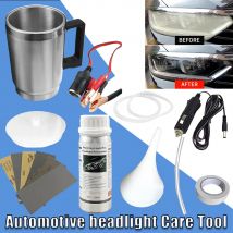 Automotive headlight Care Tool Headlamp Polish Tool Kit Car headlight repair tool heating Cup Electrical Heating Cup Tool Set