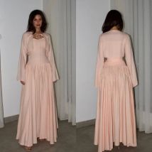Customized Evening Gowns Jersey Sequined Ruched Dress A-line Square Neck Bespoke Occasion Midi Es Saudi Arabia Party for Women