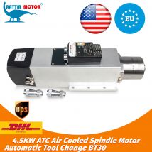 【US EU BR】ATC 4.5KW /7.5KW BT30 Automatyczny Zmieniarka Narzędziowa Chłodzona Powietrzem Silnik Wrzeciona 24000RPM 380/220V do Frezarki CNC