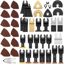 88/56 stücke Oszillierende Sägeblatt Carbon Stahl Multitool Klinge für holz Metall Kunststoff Schwanz Schneiden Werkzeug Heavy-Duty universal Messer