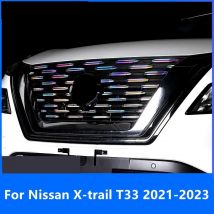 Für Nissan X-Trail T33 2015-2018 Auto Front Net Auto Logo dekorative Aufkleber Karosserie Modifikation dekorative Accessoires