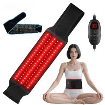 Rot- und Infrarot-LED-Lichttherapiegürtel 850 nm 660 nm Rückenverbrennung Fettwickel Schlankheitsmaschine Taille Wärmekissen Ganzkörper-Schmerzlinderungspflege