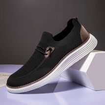 Herren-Wanderschuhe, besonders bequemer Bussines-Schuh für Männer, rutschfestes Mesh, atmungsaktiv, lässige Turnschuhe, Slipper, große Größe 39–48