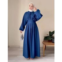 Ramadan Leinen Abaya Dubai Türkei Islam Muslimischen Modest Kleid Kaftan Gebet Kleidung Für Frauen Kebaya Robe Arabe Femme Musulmane