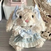 Süßes Kaninchen Frühling Neues 15 cm Puppenkleid Leckere Hasenrock Outfit Kleidung für BJD Plüschtiere