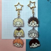 Anime Haikyu!! Cosplay Funny Long Keychain Bag Pendant Fan Collection Props Christmas Gift