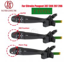 Kierunkowskaz samochodowy AUTO Light Control Przełącznik kierunkowskazów dla Citroën Peugeot 307 308 207 206 OE: 96608841 XT, 96595087 XT, 96477533 XT