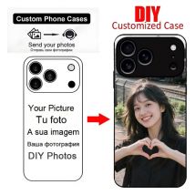 Für iPhone 17 Pro Max Air 17 Pro DIY Foto individuelle Glas weiche TPU Rückseite für iPhone Air 17 Pro Max benutzerdefinierte Bildhüllen