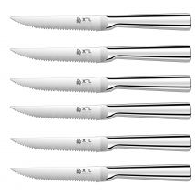 Steakmesser-Set, Edelstahlklinge, Küchenmesser, Griff, scharfes Abendessen, Messer, Fleischschneider, Brot, Küchenmesser-Set
