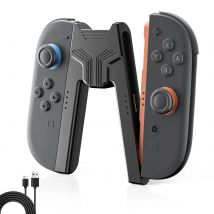 Ladegriffhalterung für Switch 2/1 Joycon Griff Gaming Controller Grip Ladestation für Nintendo Switch Zubehör