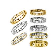 Simple DIY Making Beads Basic Multifunctional Hanging Italian Charm Link Fit 9mm Stainless Steel Bracelet hook Jewelry Wholesale