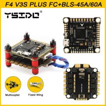 YSIDO NEW F4 V3S PLUS Flight Control FC Support BetaFlight/INAV BLS-45A/60A 4w1 ESC Stack For RC FPV Drone Plane Quadcopter
