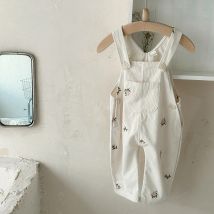 2024 Baby Overall Kinder Frühling kinder Hosen Herbst Overalls Infant 0-3YNewborns Baby Zeug Baby Mädchen Kleidung Baby Hosen