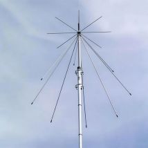 25 MHz-1300 MHz, Ultra-Breitband-Disco-Antenne, Multi-Frequenz-kompatibel, PL259-Anschluss