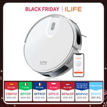 Aspirapolvere robot ILIFE V20, aspirazione 5000 Pa, navigazione intelligente SOF LiDAR, controllo APP, pulizia personalizzabile, ricarica automatica
