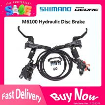 SHIMANO DEORE M6100 2 pistones M6120 freno de 4 pistones MTB bicicletas de montaña freno de disco hidráulico MTB BR BL-M6100 DEORE freno