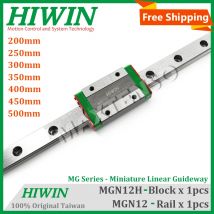 Original hiwin mgn12h legierter stahl gleit block 12mm mgn12 lineare führungs schiene 300mm 350mm 400mm 450mm 3d drucker cnc wagen hoch