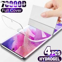 4Pcs Hydrogel Film Volle Abdeckung Für Samsung Galaxy S23 S10 S20 S21 S22 S24 S25 Ultra Plus FE A14 a23 A34 A54 Screen Protector Film