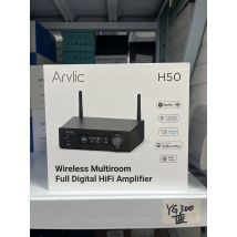Arylic H50 Airplay2 Wireless 50Wx2 Stereo HiFi Stereo Amplifier ES9023P Sabre DAC QCC3040 Bluetooth 5.2 aptX HD Works with Alexa