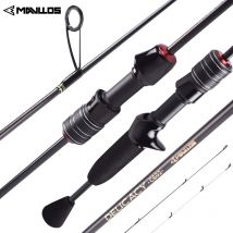 Mavllos Delicacy UL Canna da Spinning per Spigola, Richiamo 0.6-8g/0.8-10g Linea 2-6lb Canna da Spinning per Trota Leggera BFS, Canna da Spinning in Carbonio