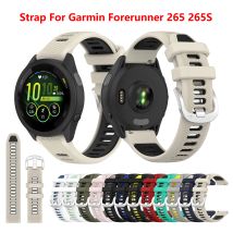 Neues 18 20 22mm Uhren armband für Garmin Vorläufer 255 265 Armband offizielles Schnallen armband für Vorläufer s s 55