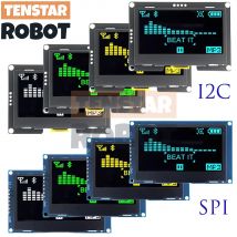 2,4" 2,42-calowy moduł wyświetlacza OLED LCD 128x64 SSD1309 12864 4-pinowy interfejs szeregowy IIC I2C SPI
