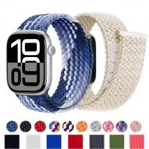 Geflochtenes Armband für Apple Watch 10 11 Bänder 46 mm 45 mm Ultra2 49 mm 44 mm 40 41 mm 42 mm Correa-Armband iWatch-Serie 9 8 7 3 5 4 SE 6