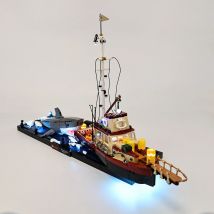 Led Light Kit For 21350 Jaws DIY led Blocks Model Toys Set (Only Lighting Kit No Model)