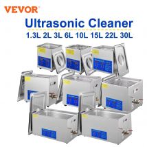 VEVOR 1,3 L 2L 3L 6L 10L 15L 22L 30L Ultraschallreiniger Lave-Dishes Tragbare Waschmaschine Spülmaschine Ultraschall Haushaltsgeräte