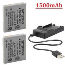 1500mAh NB-4L NB4L NB 4L Battery + Charger for Canon IXUS 30 40 50 55 60 65 80 100 PowerShot SD1000 1100 L10 Camera Batteries