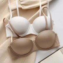 Biustonosze bezszwowe dla kobiet bielizna biustonosz Push Up 1/2 szklanki Bralette komfort miękki