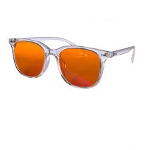 SHINU Blaulicht-blockierende Brille mit roter Linse für Studenten, besserer Schlaf, orangefarbene Linse für Langzeit-Gaming-Brille, Männer und Frauen