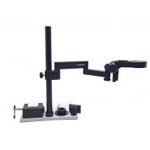AmScope Dreifach-Mikroskophalterung mit Gelenkarm und 76-mm-Fokussiergestell für Stereomikroskop – Schiff aus Moskau oder Brasilien