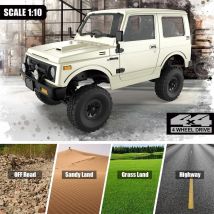 1/10 Wpl Rc Auto C74 Jimny Krieger Ja11 4wd 2,4g Fernbedienung Geländewagen Elektrische Allradantrieb Klettern Auto Geschenke Spielzeug